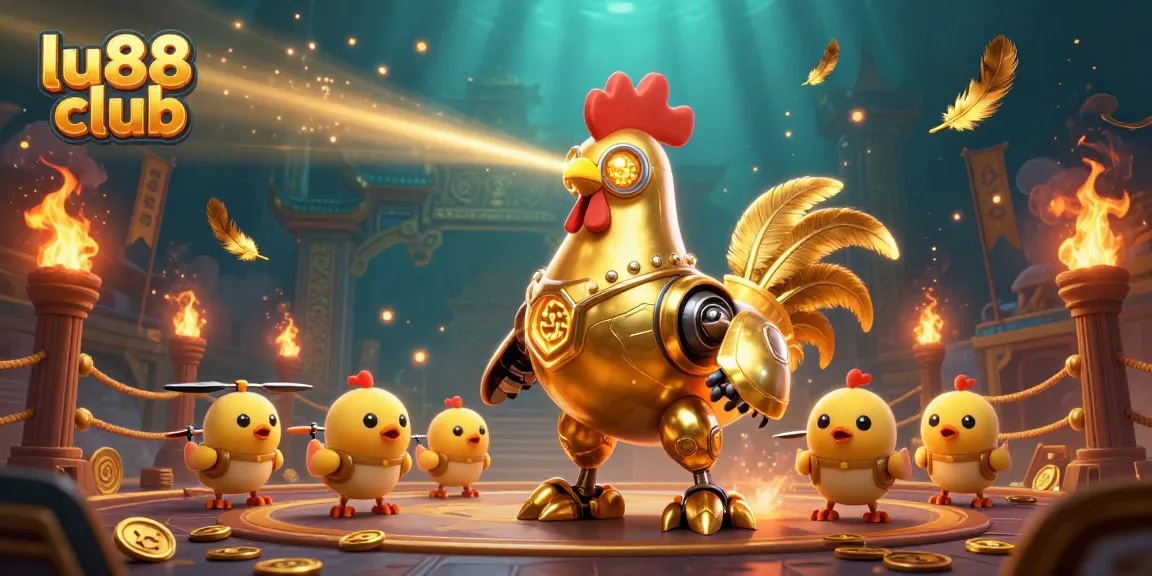Win big at lu88 club with an exciting 3D illustration of a unique casino experience.