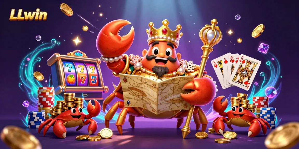 Engage in high-stakes fun with LLwin's vibrant gaming world filled with golden treasures and slot excitement.