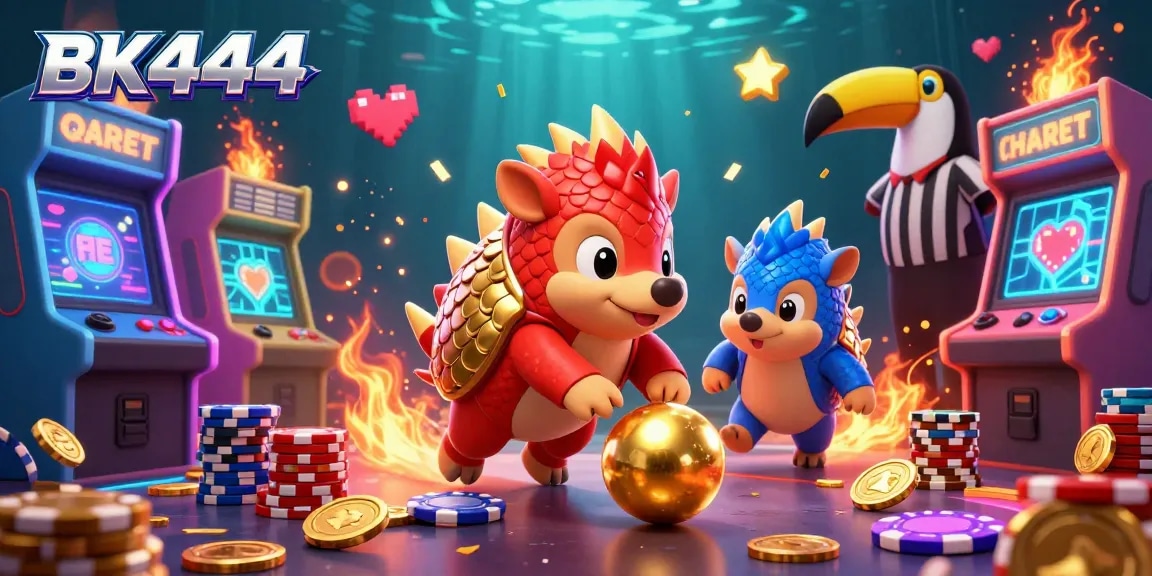 Engage in exciting gameplay at BK444 with vibrant pangolins and dynamic gaming elements.