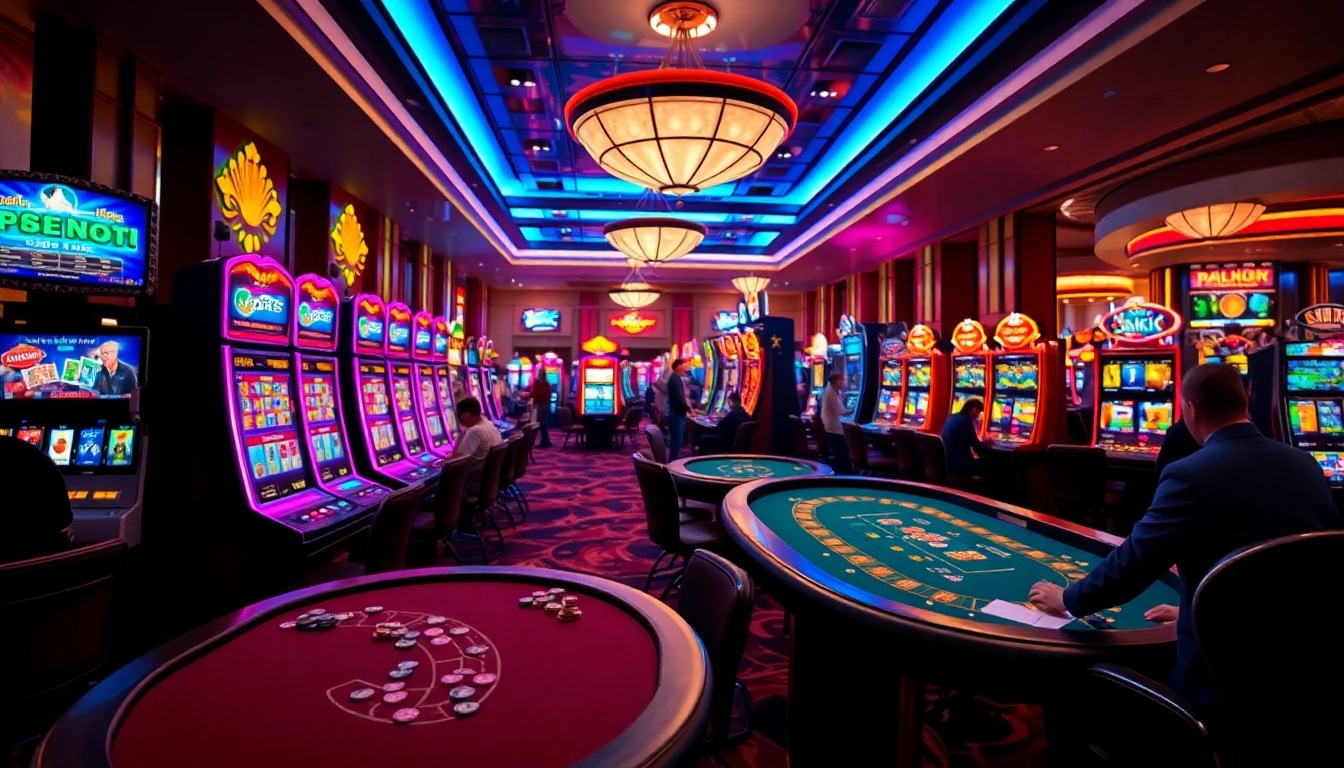 Jouer à des jeux de casino en ligne argent réel dans une ambiance animée et élégante.