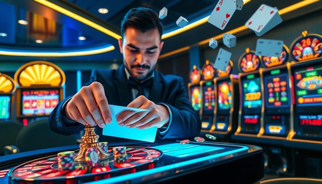 X333 platform showcasing betting slip placement with poker chips and spinning roulette wheel in vibrant casino setting