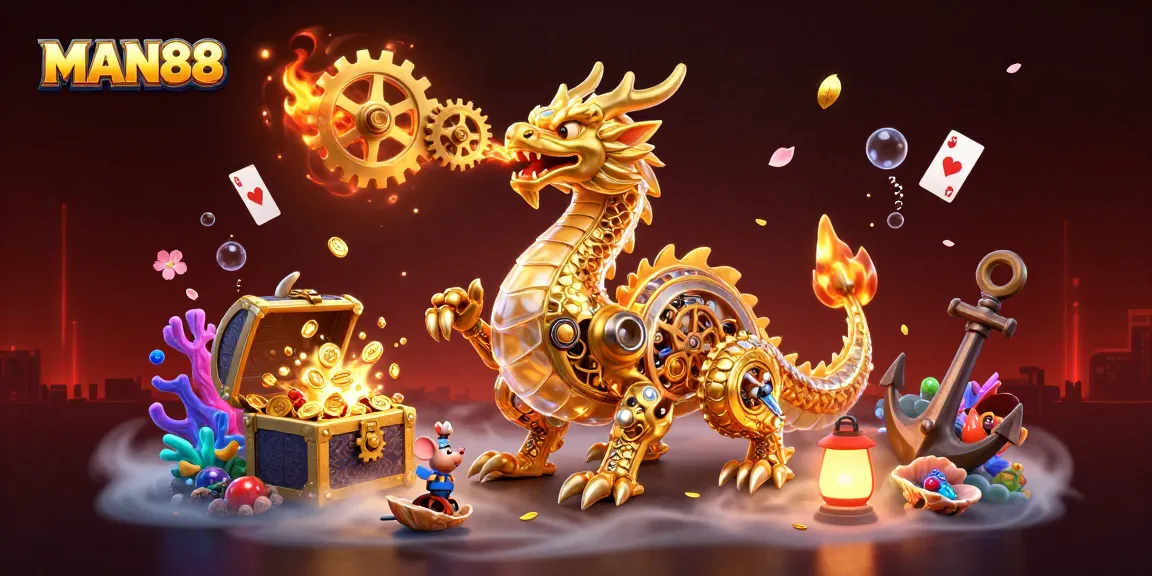 Experience thrilling gameplay at MAN88 with a dynamic scene of adventure and excitement!