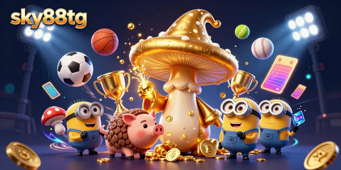 Engage with sky88tg gaming magic featuring golden treasures and sports excitement.