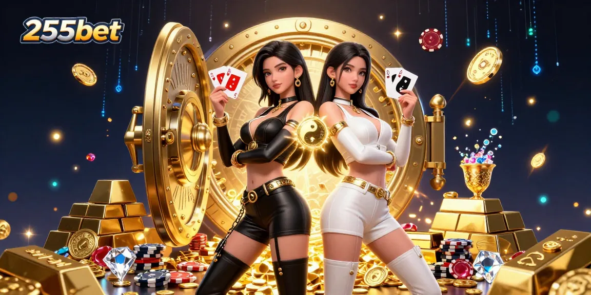 Experimente a emoção do 255bet com deslumbrantes mulheres asiáticas gêmeas em uma cena de cassino dinâmica.