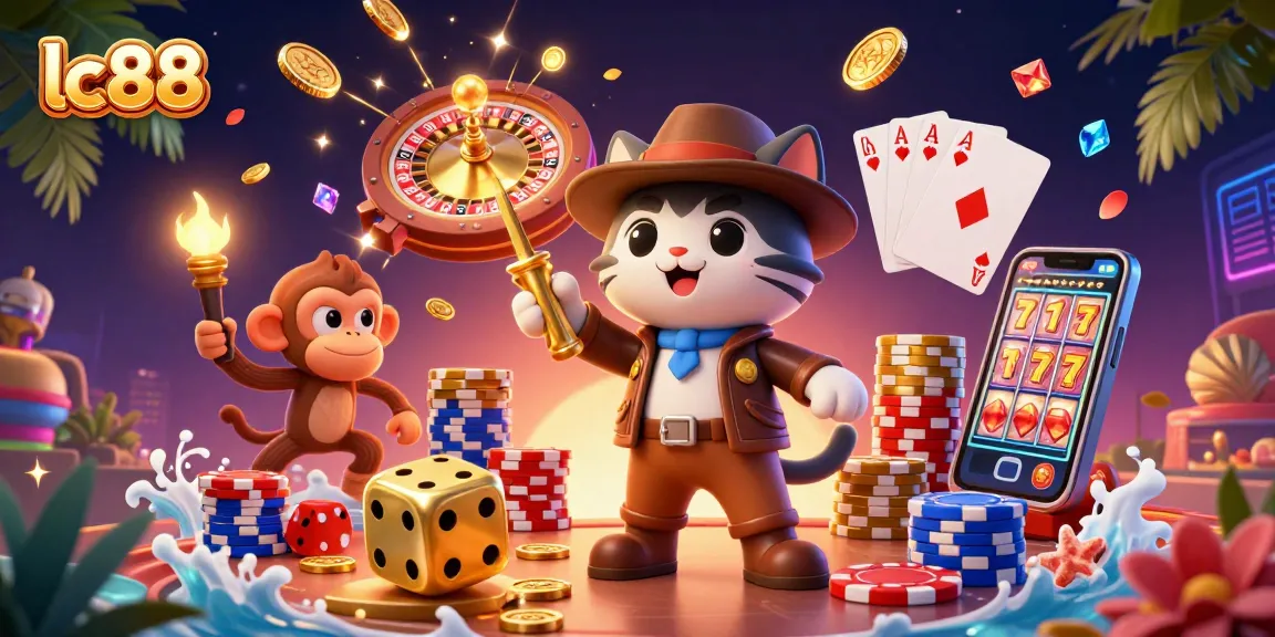Spin lucky wheels and win at lc88 with casino adventure features and vibrant treasure elements.
