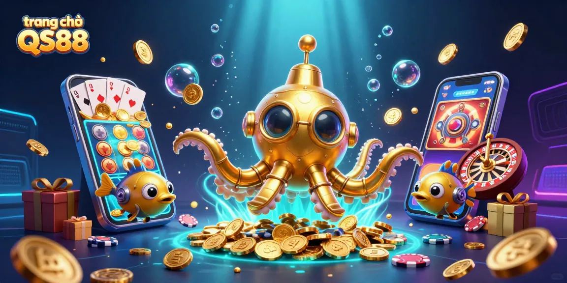 Experience thrilling gaming with trang chủ QS88 featuring golden kraken and exciting slot games!