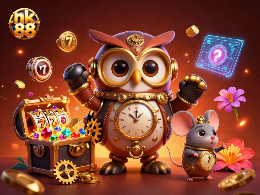 Experience the thrill of nk 88 with vibrant casino elements and dynamic characters.