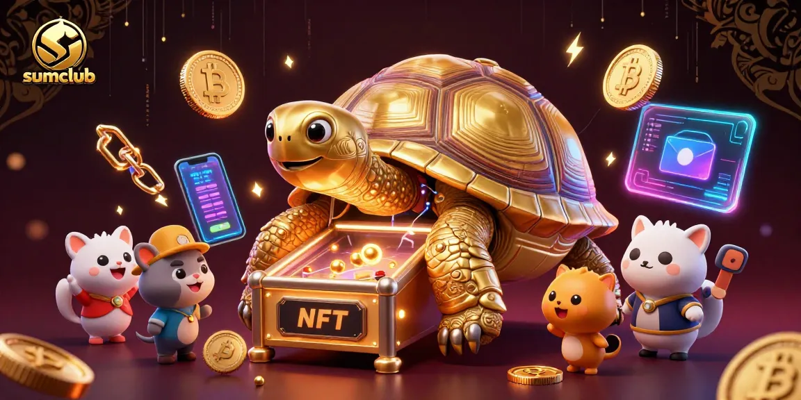 Experience thrilling games at sumclub with dynamic golden tortoise pinball and crypto elements.