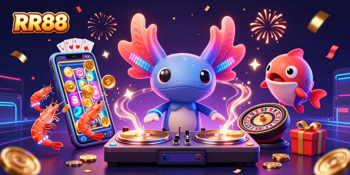 RR88 captures the exciting underwater casino experience with vibrant characters and rich game elements.