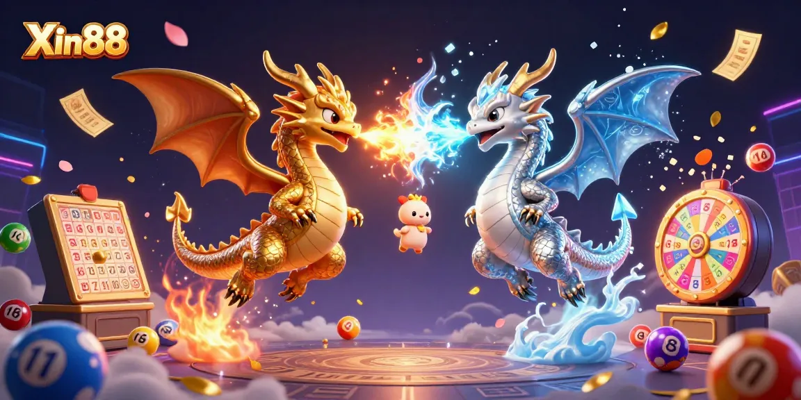 Experience thrilling gameplay with Xin88 as dragons unleash unique powers amid vibrant lottery elements.