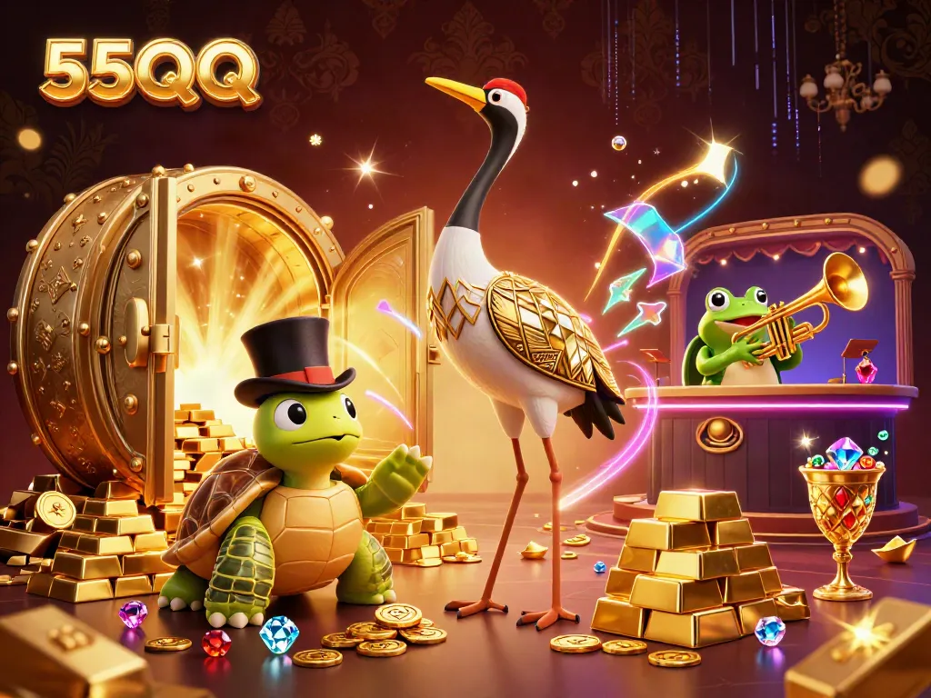 Engage in thrilling gaming experiences with 55QQ's vibrant casino scene full of riches and excitement.
