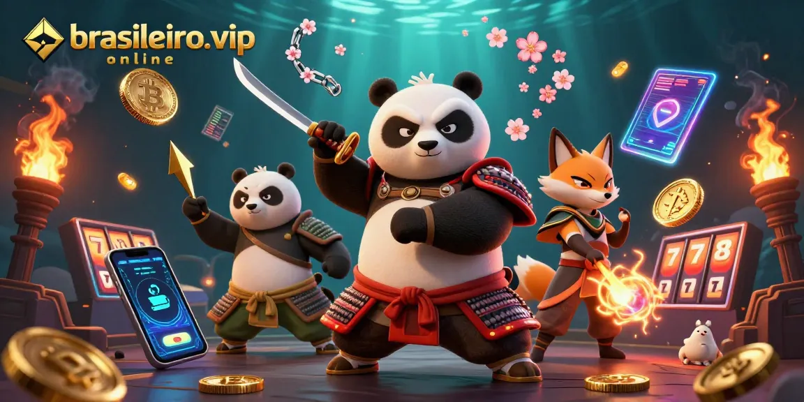 Engage with exciting casino adventures at brasileiro.vip online, featuring vibrant characters and dynamic elements.