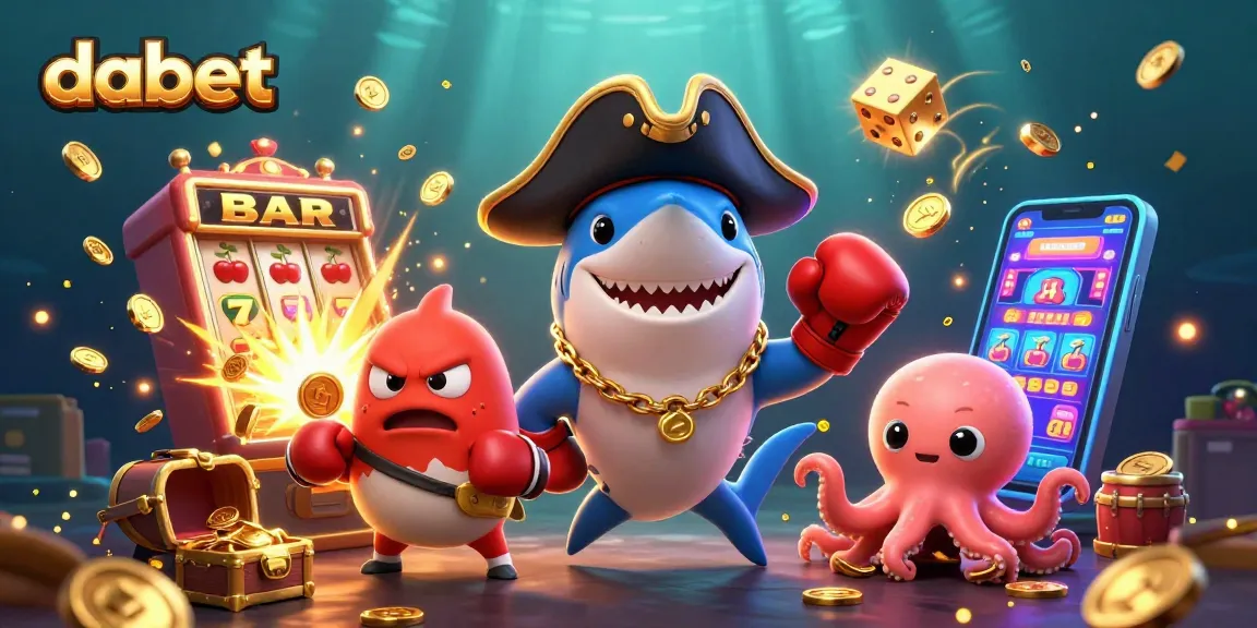 Experience dabet's thrilling casino adventure with pirates and underwater treasures.