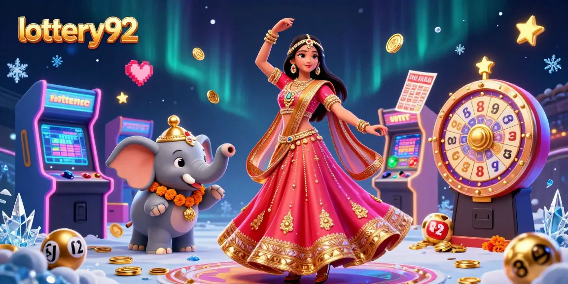Engage with the thrill of lottery92 through a vibrant illustration showcasing a lively lottery scene.