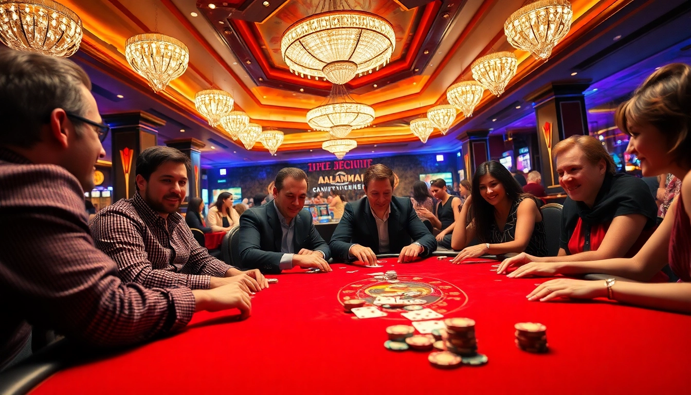 Taruhan yang mendebarkan di meja poker dengan pgbet link di kasino mewah.