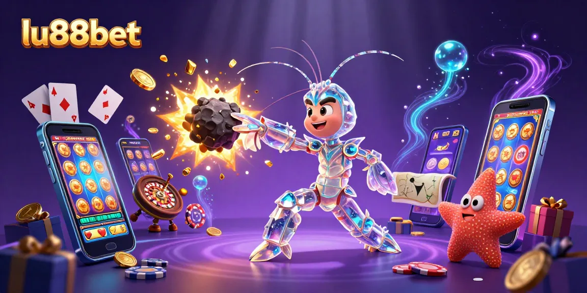Engage with lu88bet's thrilling slots amidst a galactic adventure of wins and cosmic treasures.