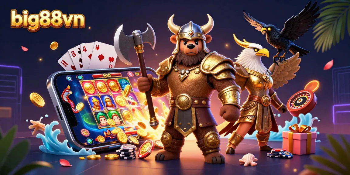 Engage with big88vn's exciting slot games featuring vibrant graphics and dynamic gameplay.
