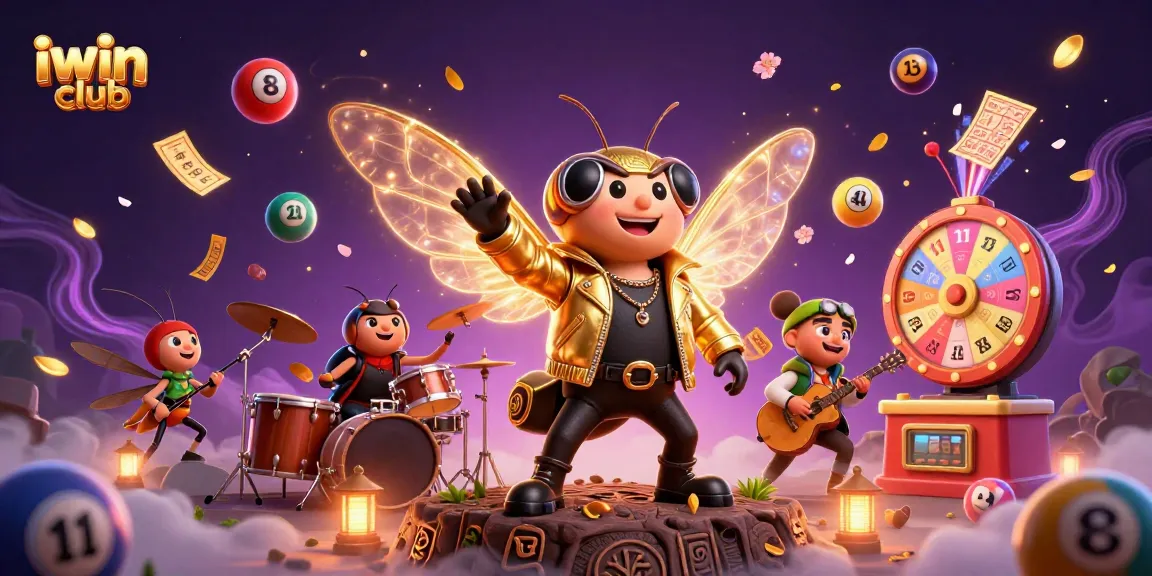 Experience thrilling gameplay at iwin club with dynamic lottery elements and vibrant characters.