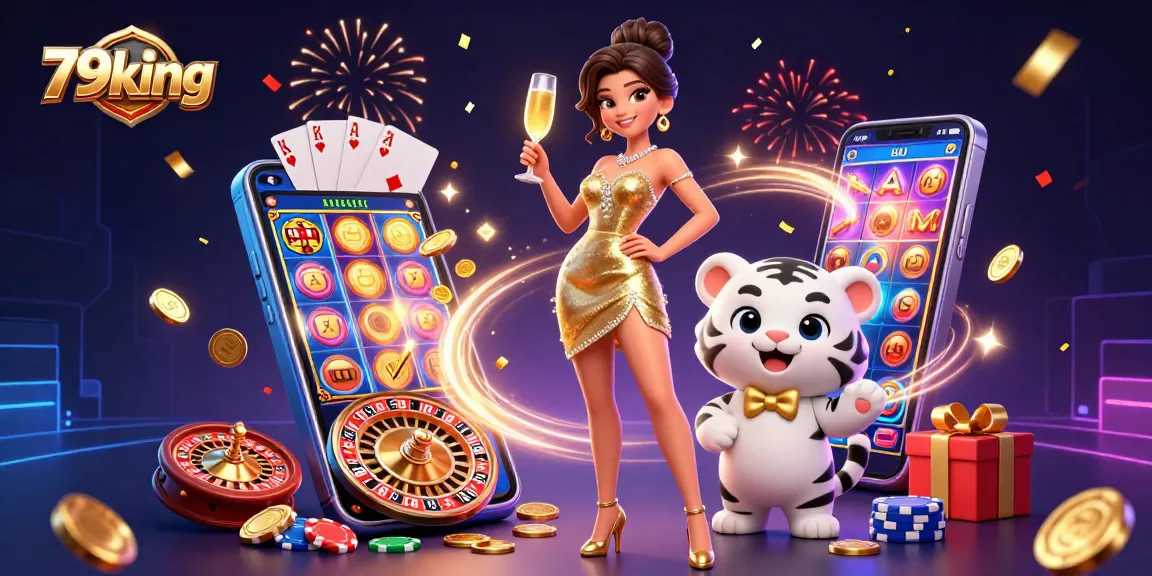 Engage in thrilling gameplay at 79king with vibrant slot games, festive atmosphere, and exciting casino elements.