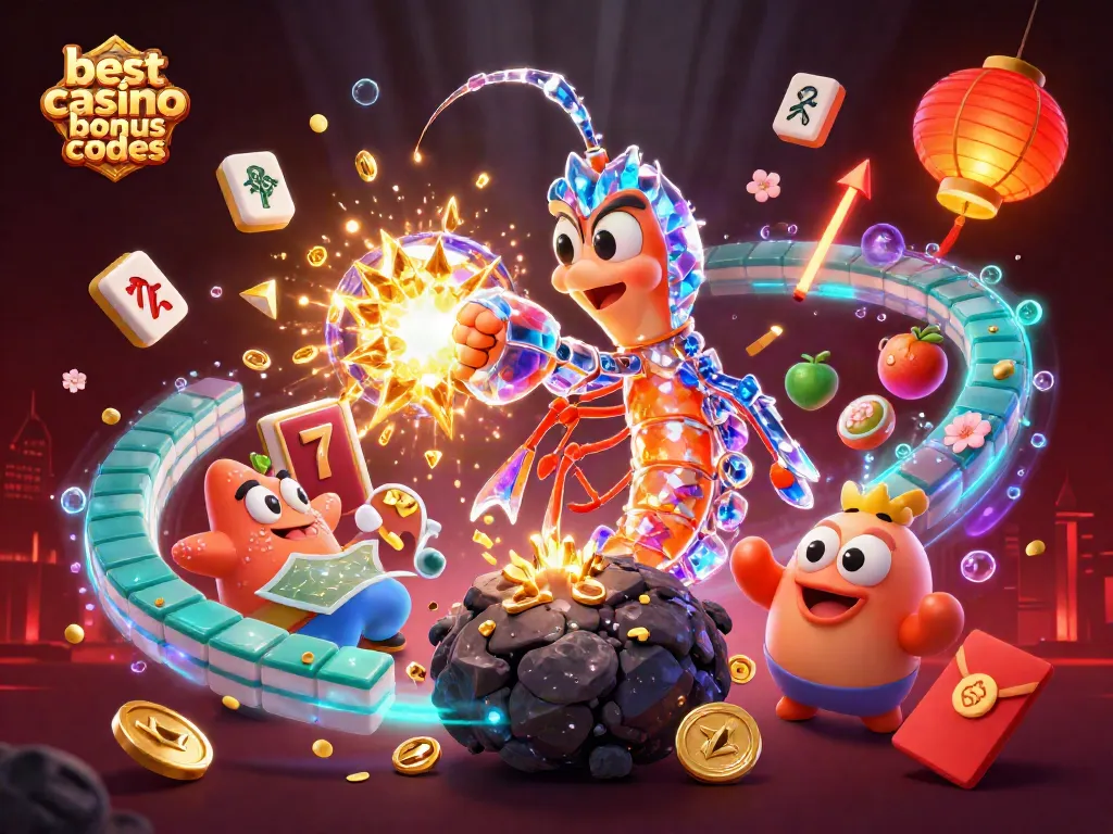 Experience the excitement with the best casino bonus codes displayed in rich, dynamic illustration.