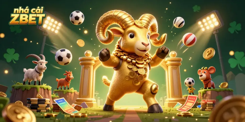 Engage with the vibrant world of nhà cái ZBET, featuring dynamic casino themes and festive imagery.