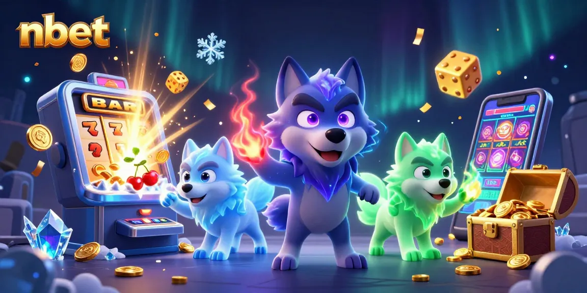Experience the thrill of nbet with a spectacular jackpot scene featuring luminous wolves and casino excitement.
