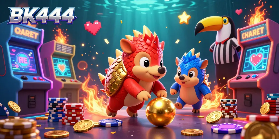 Engage in exciting gameplay at BK444 with vibrant pangolins and dynamic gaming elements.