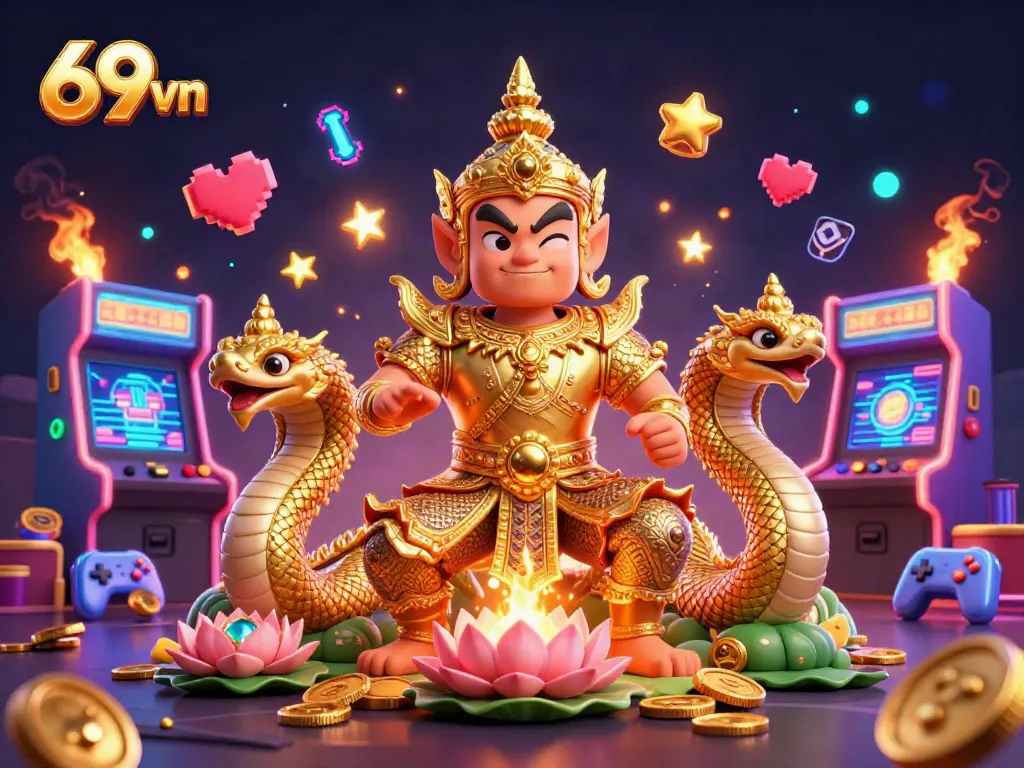 Experience thrilling gameplay at 69 vn with engaging characters, vibrant machines, and dynamic casino elements.