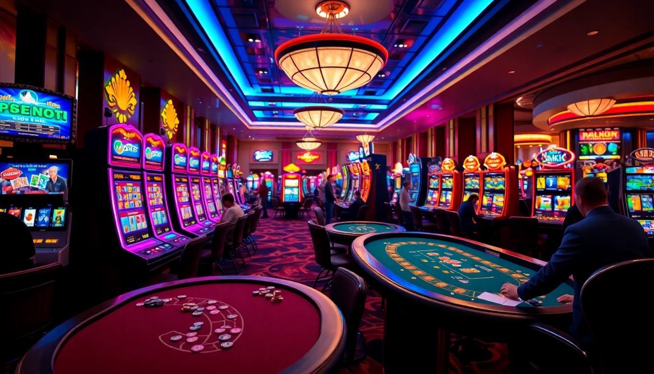 Jouer à des jeux de casino en ligne argent réel dans une ambiance animée et élégante.