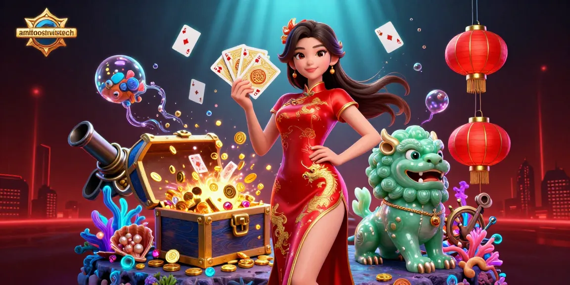 Play and win at amitoosindiatech with dynamic golden playing cards and vibrant casino elements.