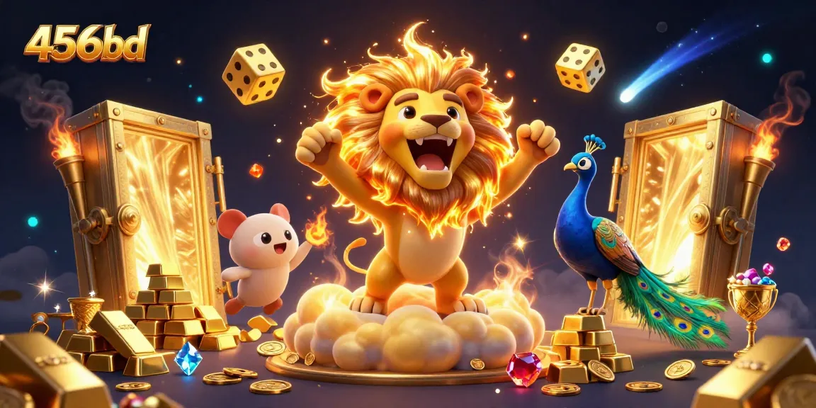 Experience thrilling gameplay with 456bd in a vibrant 3D casino world filled with treasures