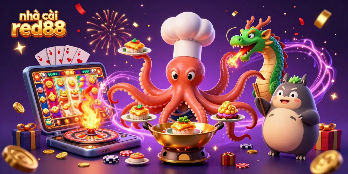 Engage with nhà cái red88's exciting games as vibrant characters bring the casino to life.