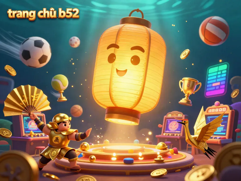 Engage with the vibrant gaming spirit at trang chủ b52 in a golden lantern casino scene filled with sports energy.