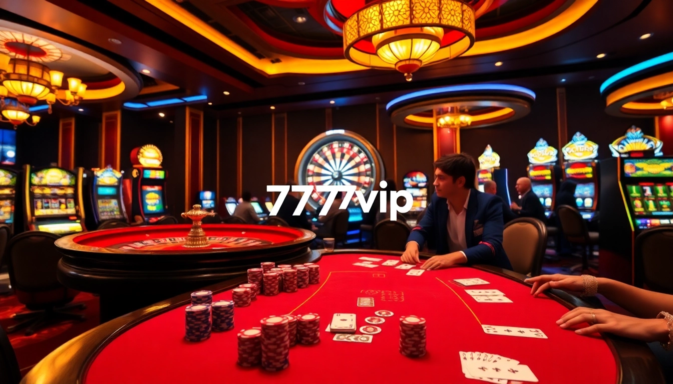 Experience the thrill of 777vip with exciting casino games and vibrant gaming tables.