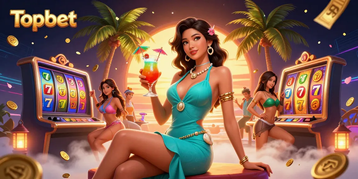 Experience exciting gaming moments at Topbet with vibrant casino elements and immersive visuals.