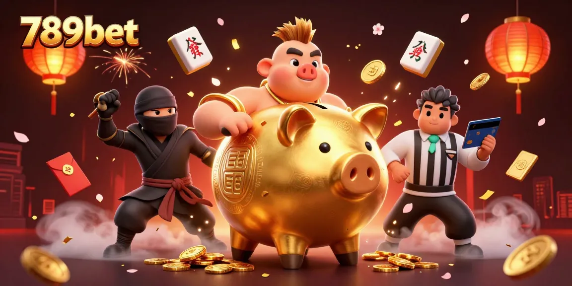 Experience thrilling gameplay at 789bet with our vibrant 3D casino illustration.