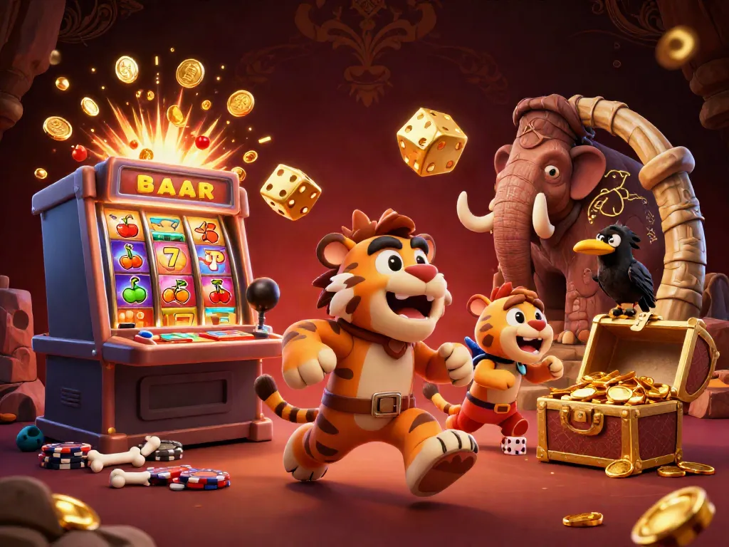 Nohuwin offers a lively casino experience featuring vibrant 3D characters and engaging game elements.