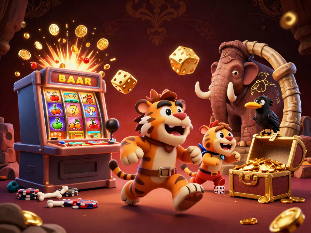 Nohuwin offers a lively casino experience featuring vibrant 3D characters and engaging game elements.