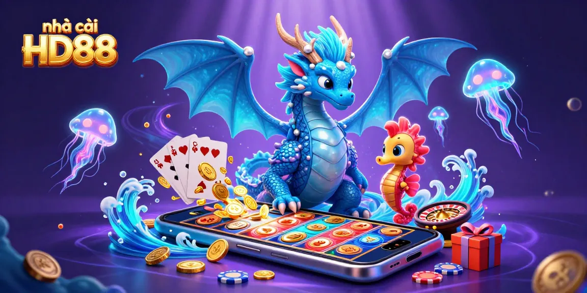 Join the excitement at nhà cái HD88 with vibrant slot games and animated cash rewards