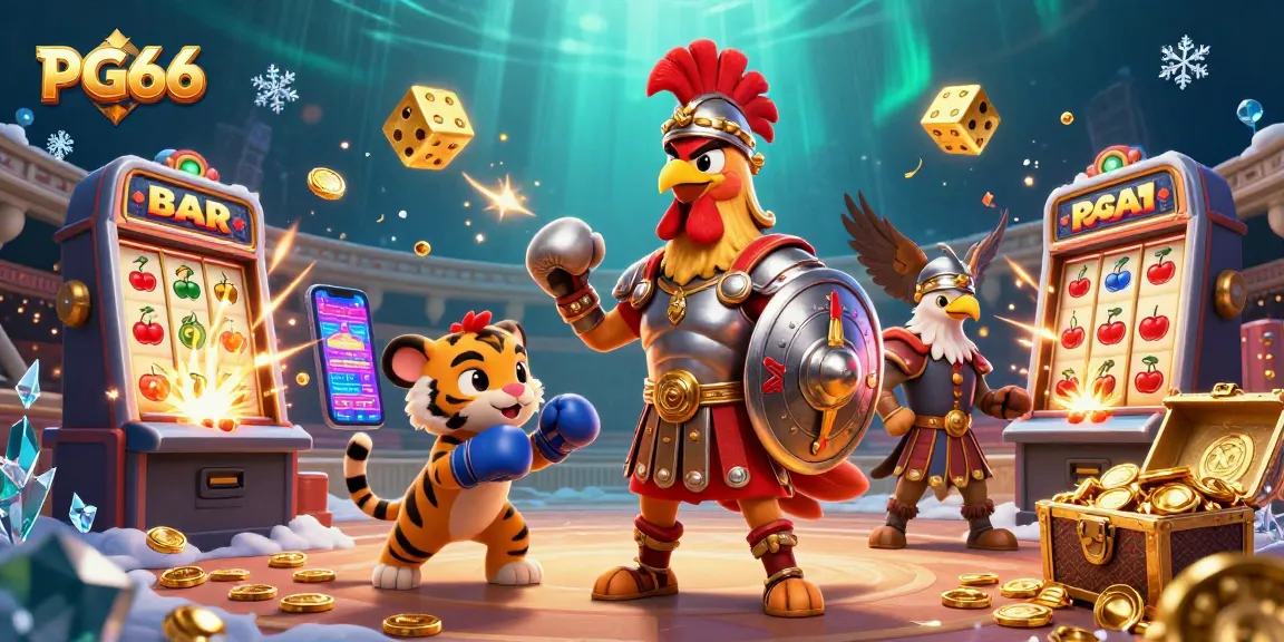 Experience thrilling gameplay at PG66 with vibrant casino visuals and engaging characters.