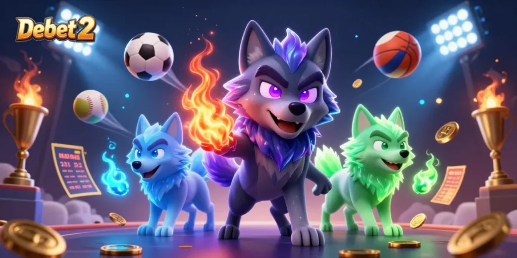 Engage with thrilling sports and betting elements in the captivating Debet 2 scene.